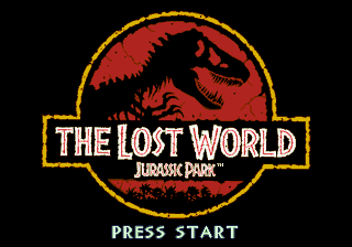 Jurassic Park title screen for Sega Genesis